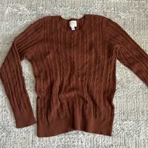 Chunky Knit Chocolate Sweater